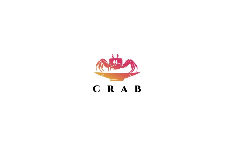 Download Шаблон логотипа "Crab Logo Template" / Crab Logo Template - Шаблон логотипа на тему графика bistro cooking crab cuisine food foods identity orange product restaurant sea food holidays gift abstract animals art nature ocean beach,abstract,animals,art,and,culture,crab,business,logo,ma