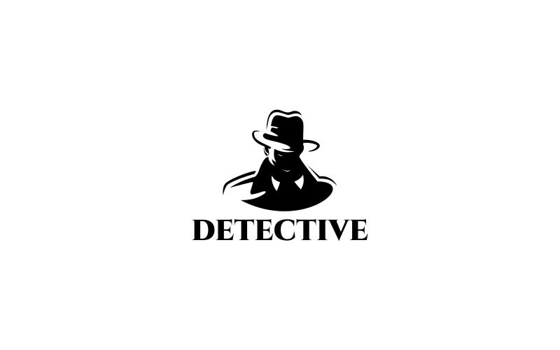 Download Шаблон логотипа "Detective Logo Template" / Detective Logo Template - Шаблон логотипа на тему графика agent brand creative creativity design detect detective graphic hat head image logo man media mysterious mystery person strange stranger studio,agent,burglar,chief,cop,detective,glasses,hat,h