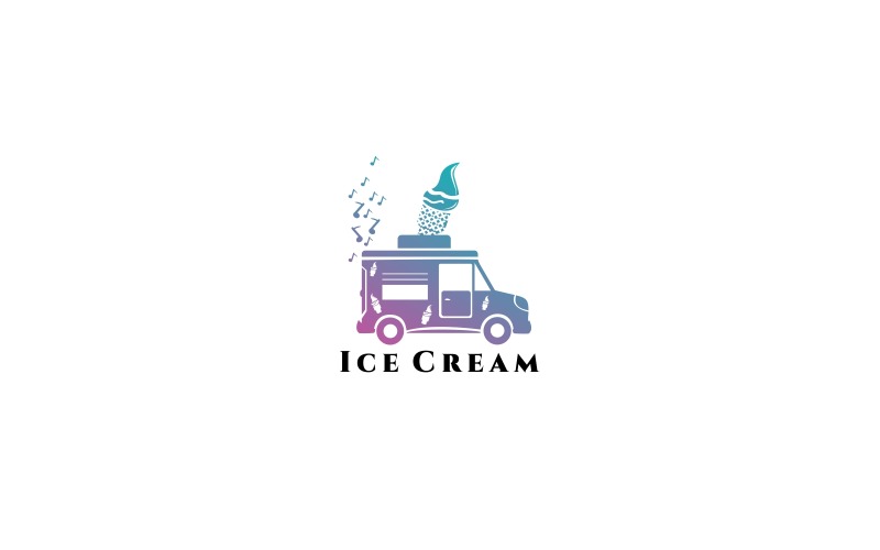 Download Шаблон логотипа "Ice Cream Logo Template" / Ice Cream Logo Template - Шаблон логотипа на тему графика agency brand business child food cold company concept corporate design editable exclusive free font resizeble fruit ice cream idea identity,business,candy,car,cold,cream,custard,delicious,des