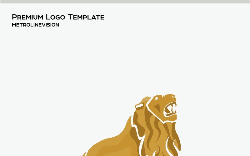 Lion Roar Logo šablona