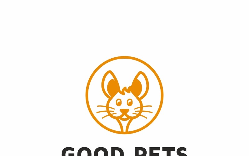 Plantilla de logotipo de buenas mascotas