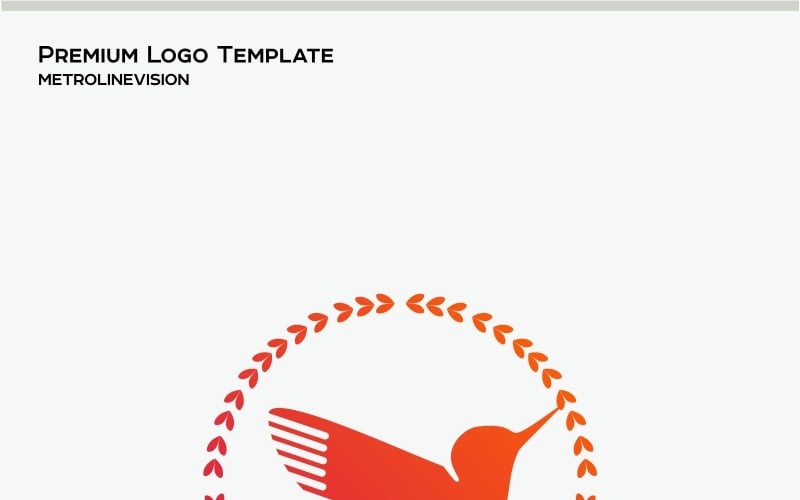 Pták Logo šablona