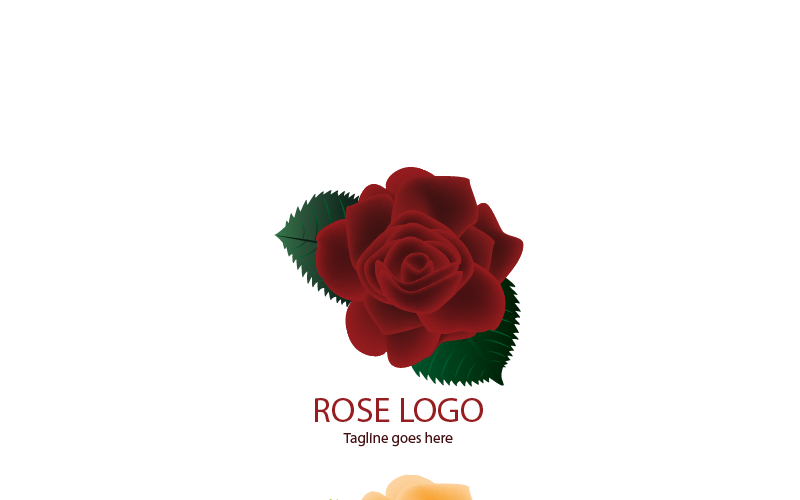 Download Шаблон логотипа "Rose - Logo Template" / Rose - Logo Template - Шаблон логотипа на тему графика rose logo roselogo flowers red
