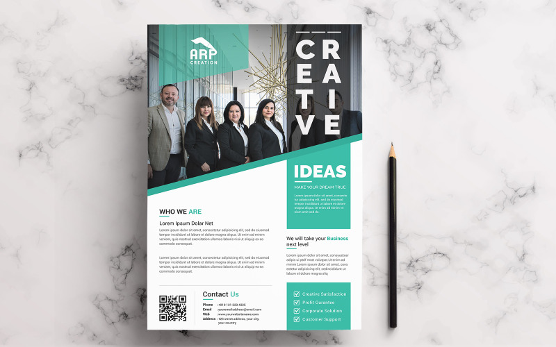Thinking - Corporate Flyer - Corporate Identity Template