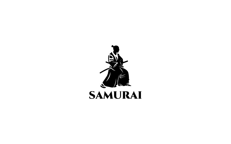 武士徽标模板