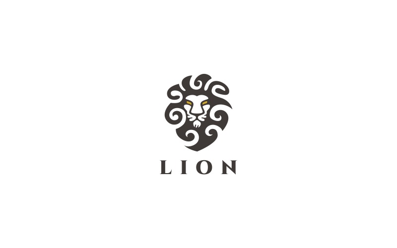 Lion logotyp mall