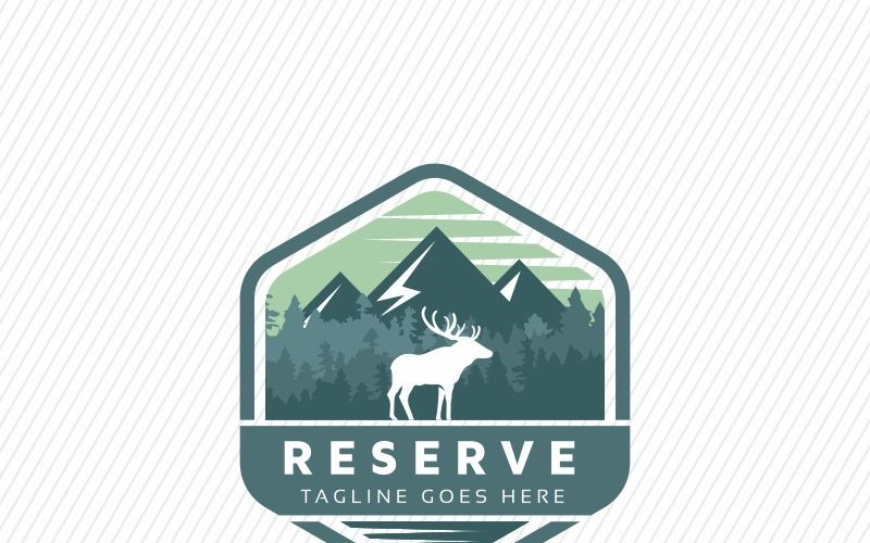 Download Шаблон логотипа "Reserve Logo Template" / Reserve Logo Template - Шаблон логотипа на тему графика animal big brand buck clubs deer head exclusive forest hunt hunting jungle modern nature rustic stag traditional vector wild wisdom