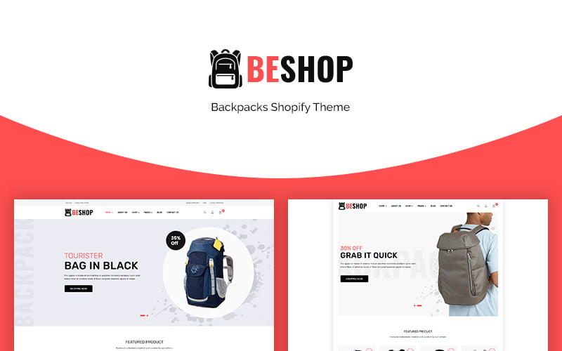 Beshop-背包电子商务Shopify主题