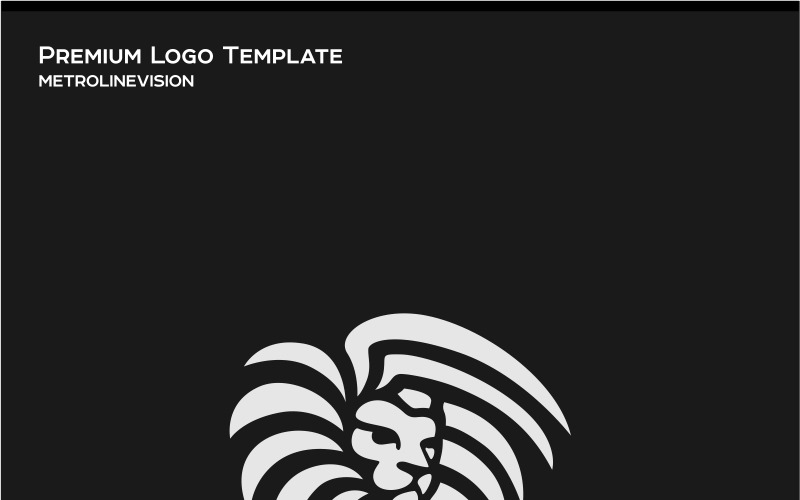 Download Шаблон логотипа "Lion Logo Template" / Lion Logo Template - Шаблон логотипа на тему графика animal logo branding classic creative logo crest crown elegant finance football team lion hotel invest king letter luxury brand sport