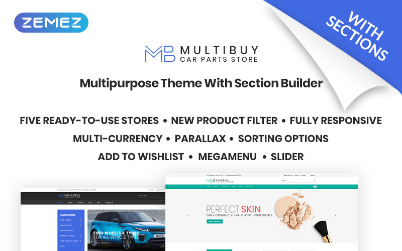 универсальный магазин тема shopify