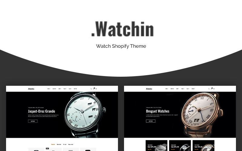 Watchin - Guarda il tema Shopify dell'eCommerce
