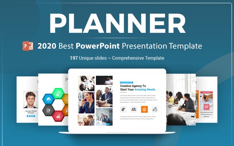Planner Presentation PowerPoint Template