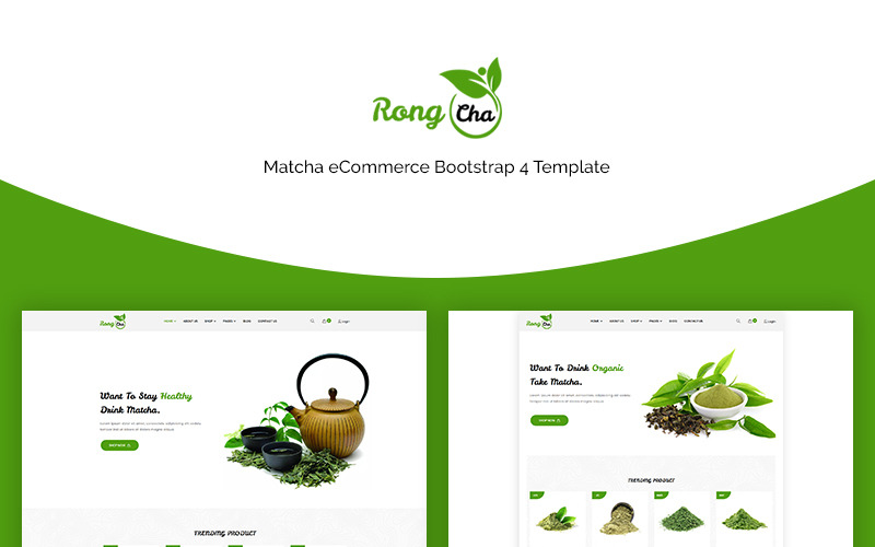 Rongcha - Plantilla de sitio web Matcha Bootstrap5