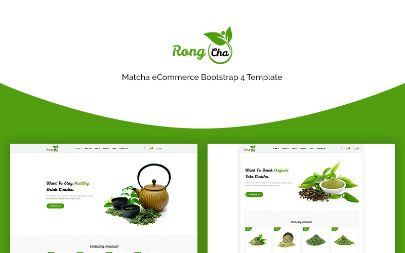 Rongcha – šablona webu Matcha Bootstrap5
