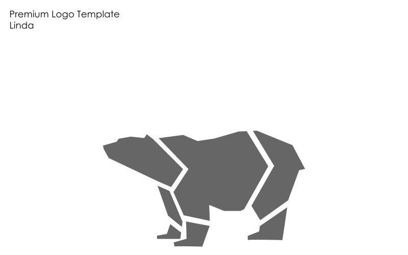 Download Шаблон логотипа "Bear Logo Template" / Bear Logo Template - Шаблон логотипа на тему графика animals app bank bear logo brand business company finance game invest investments 2015 minimal new organization original power store trade