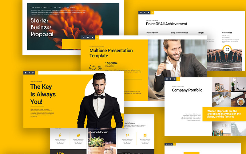 Business Talk - Modello di Keynote
