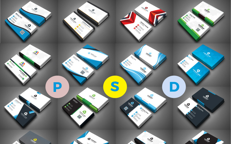 Download Бандл 32 корпоративных визитки / 32 in Corporate Business Card - Corporate Identity Template - Фирменный стиль на тему графика black business card bundle corporate golden luxury mobile modern personal photography print ready real estate rent a car silver simple