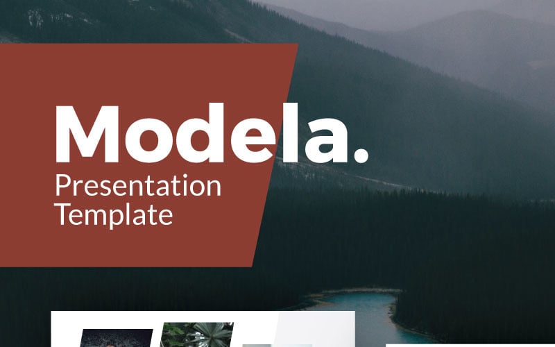 Modèle de modèle PowerPoint moderne