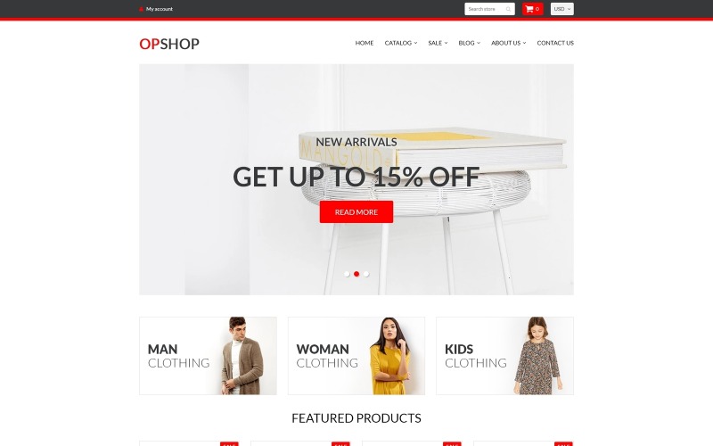 OpShop-批发商店Shopify主题