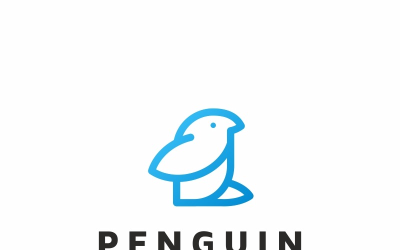 Download Шаблон логотипа "Penguin Logo Template" / Penguin Logo Template - Шаблон логотипа на тему графика animal logo template animals antartic antartica app art bird logo template chat circle cold creative studio developer game gaming ice