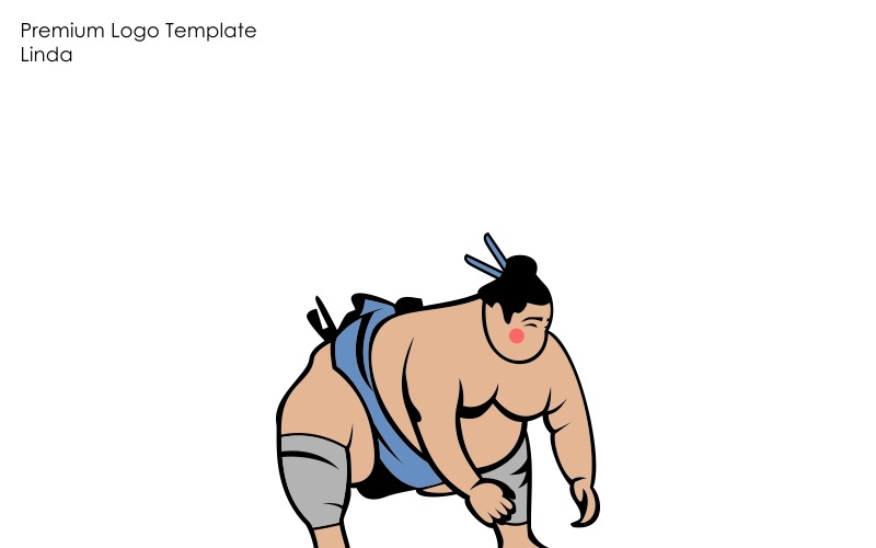 Plantilla de logotipo de sumo