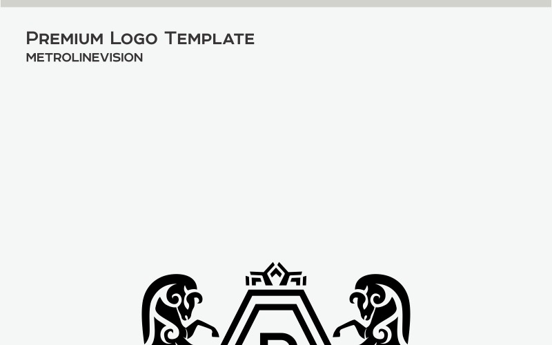 Download Шаблон логотипа "Royal Horses Logo Template" / Royal Horses Logo Template - Шаблон логотипа на тему графика royal real-estate finance classic horses abstract animal clothing dynamic elegant energy equestrian horse sports stylized royalty luxury hotel letter