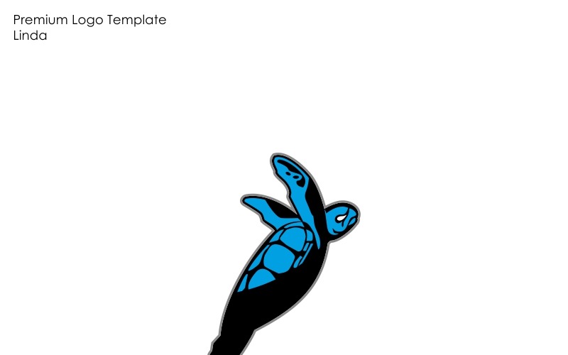 Download Шаблон логотипа "Turtle Logo Template" / Turtle Logo Template - Шаблон логотипа на тему графика animal beach holiday logo pet reptile sea silhouette spiral template tropical turtle