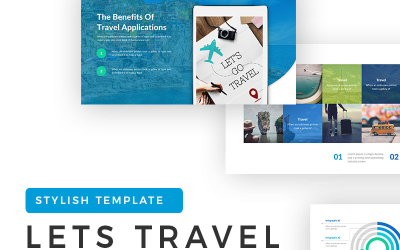Vamos viajar modelo de PowerPoint