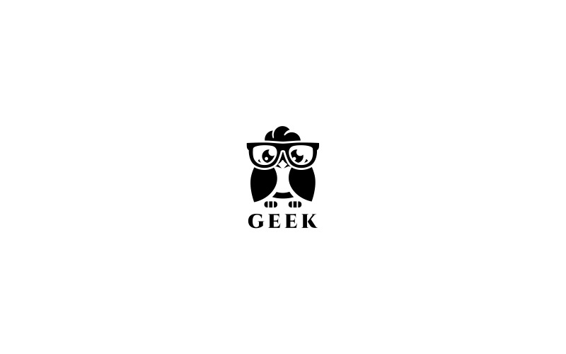Download Шаблон логотипа "Geek Owl Logo Template" / Geek Owl Logo Template - Шаблон логотипа на тему графика animal avatar bird brown business clever cool cute executive eyeglass geek ice icon iconic logo mascot nerd orange owl owls,geek,owl,animal,animals,bird,book,brand,branding,college,diploma,ed