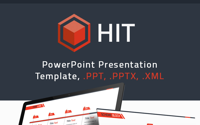 HIT - Modelo profissional de PowerPoint