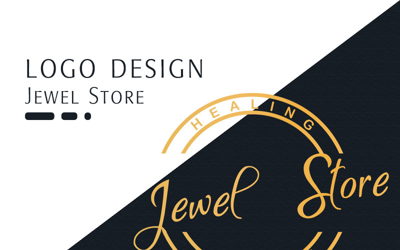 Download Шаблон логотипа "Jewelry Store Logo. Logo Template" / Jewelry Store Logo. Logo Template - Шаблон логотипа на тему графика jewelry logo shop logo designer