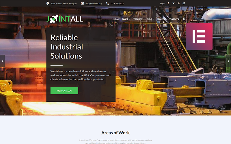 Jointall - Bauunternehmen WordPress Elementor Theme