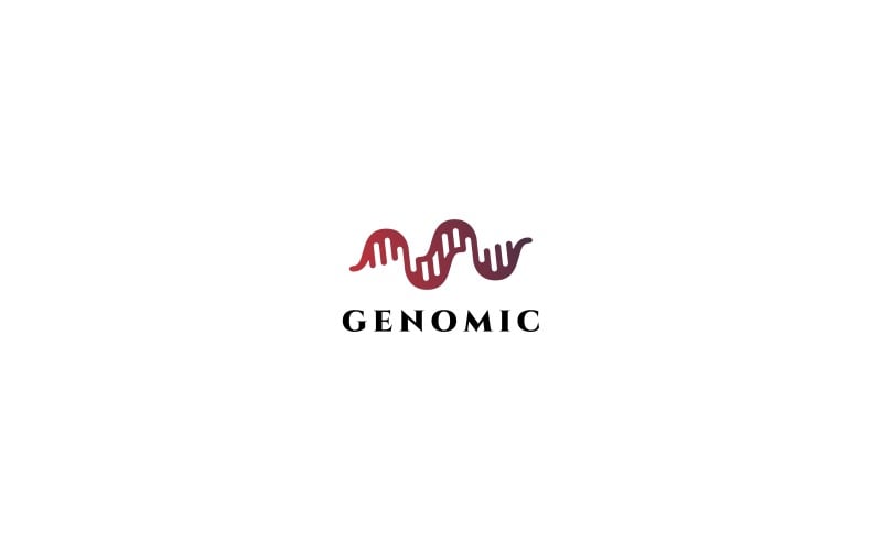 Modello di logo del DNA