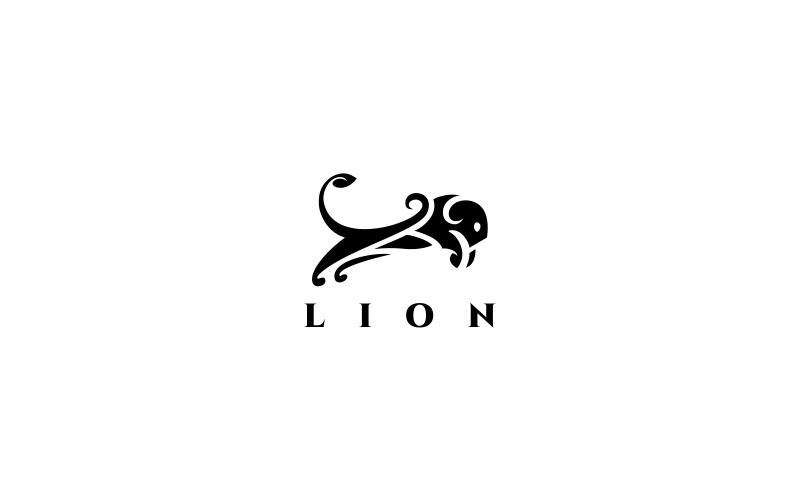 Plantilla de logotipo de Lion Sport