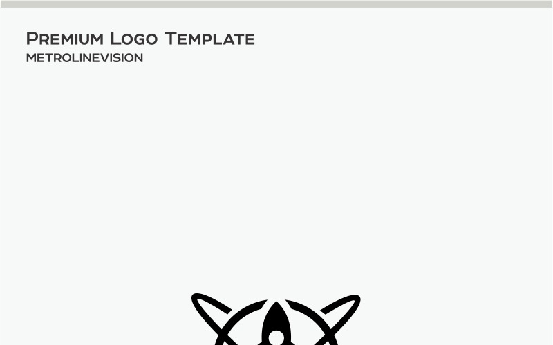 Download Шаблон логотипа "Rocket Logo Template" / Rocket Logo Template - Шаблон логотипа на тему графика agency corporate design customizable dynamic editable entertainment fire fly logo futuristic graphic iconic media memorable modern power print profession rise