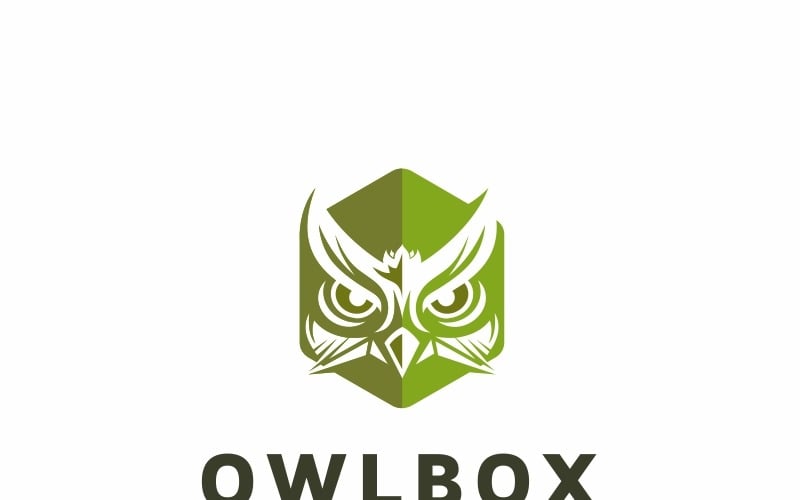 Szablon Logo Sowa Box