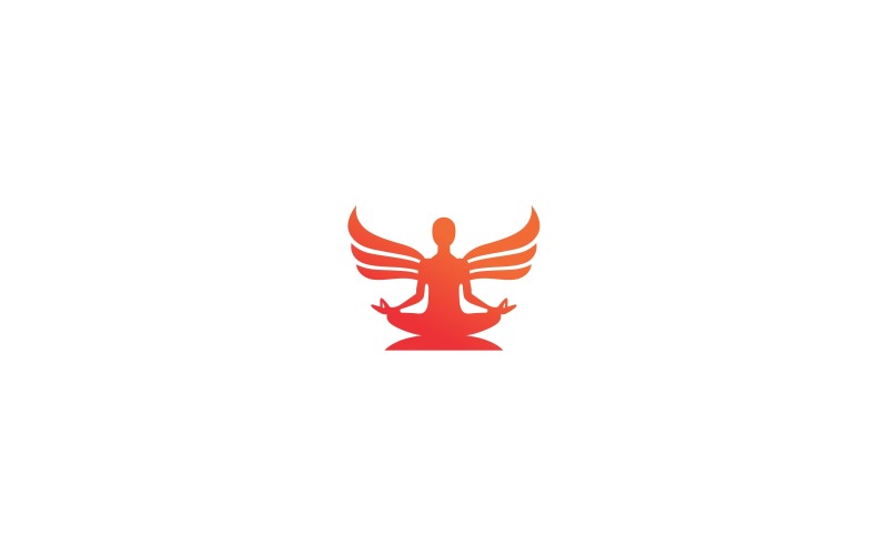 Yoga Logo sjabloon
