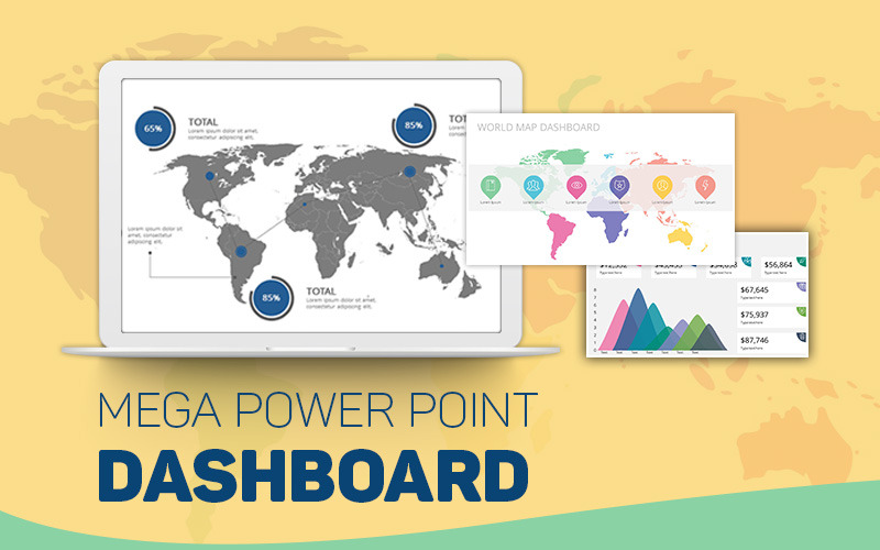 Modèle PowerPoint de Mega Dashboard Creator