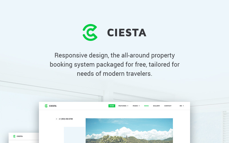 Resort Elementor WordPress-tema - Ciesta