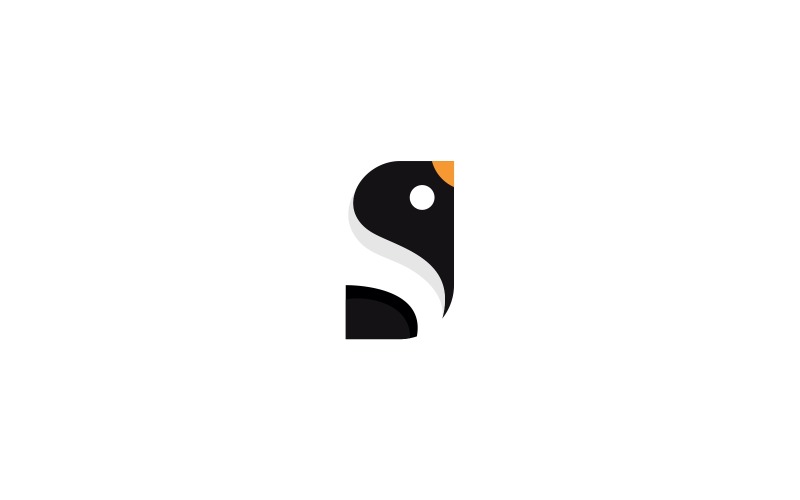 Szablon Logo pingwina