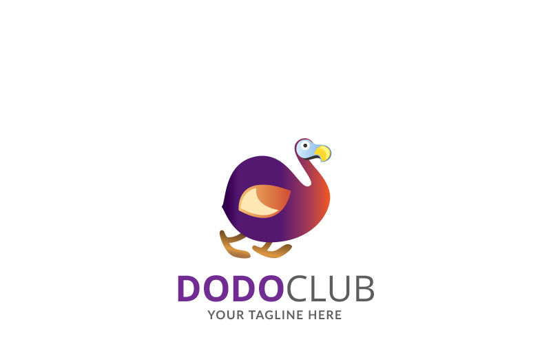 Download Шаблон логотипа "DoDo Club Logo Template" / DoDo Club Logo Template - Шаблон логотипа на тему графика adventure alice animals art beak bird cartoon clip cute designs dodo drawing egg extinct feather humor illustration ink mythology nature
