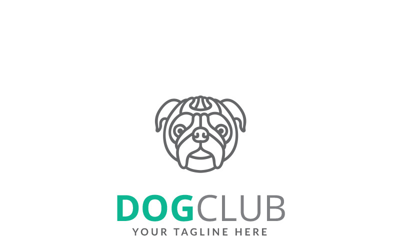 Download Шаблон логотипа "Dog Club Design Logo Template" / Dog Club Design Logo Template - Шаблон логотипа на тему графика agents animal brand business clean cool corporation creative design dog care logo dogs flat template modern nature pet shop store