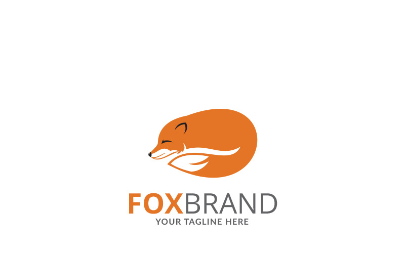 Download Шаблон логотипа "Fox Brand Design Logo Template" / Fox Brand Design Logo Template - Шаблон логотипа на тему графика abstract app brand branding business clean company corporate creative design fire firefox fox game hot internet logo media modern print