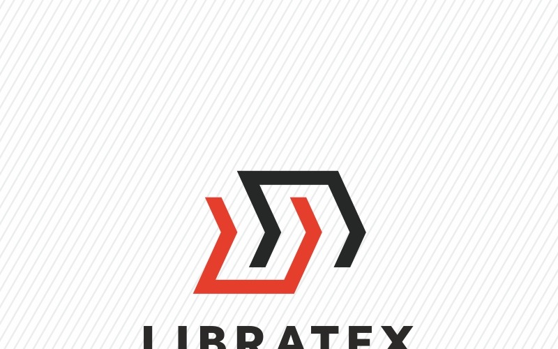 Download Шаблон логотипа "Libratex Logo Template" / Libratex Logo Template - Шаблон логотипа на тему графика abstract agency arrow arrows bold brand branding business direction fold folding group high identity marketing media place point professional real