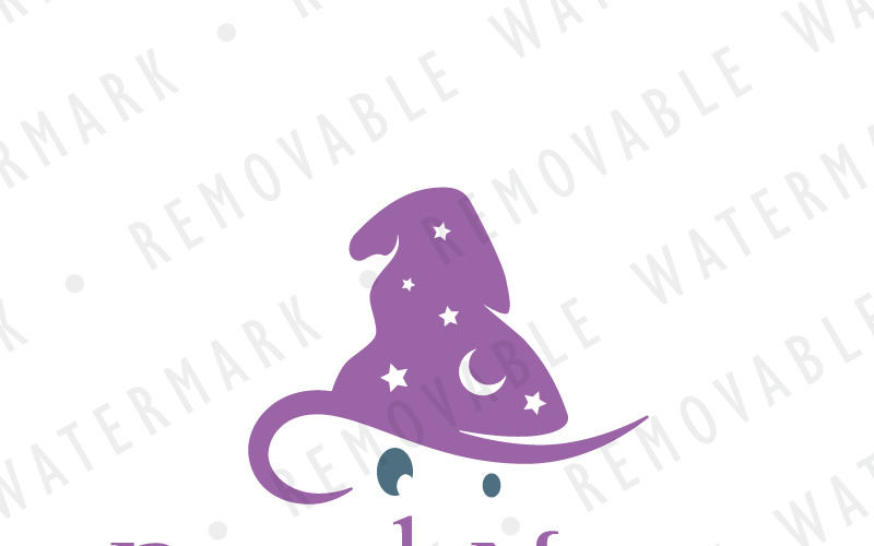 Mysterious Wizard Logo Vorlage