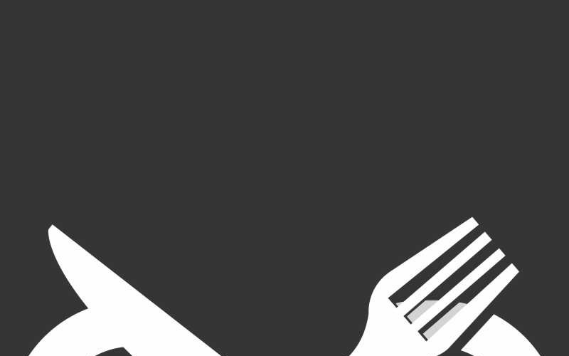 Restaurace Logo šablona