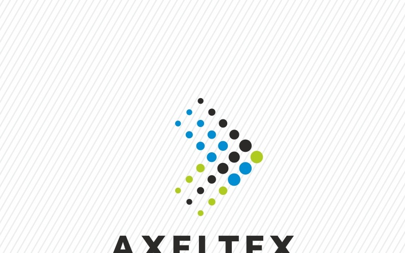 Шаблон логотипа Axeltex