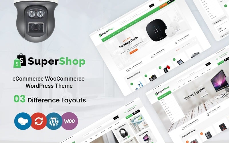 Super Shop - Elektronica en Mega Store Multifunctioneel WooCommerce-thema