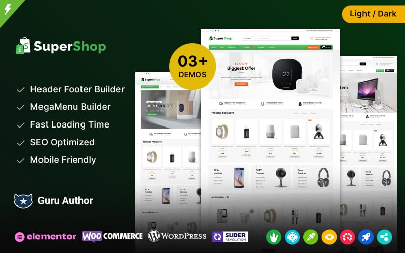 Super Shop – Mehrzweck-WooCommerce-Theme für Elektronik und Mega-Stores