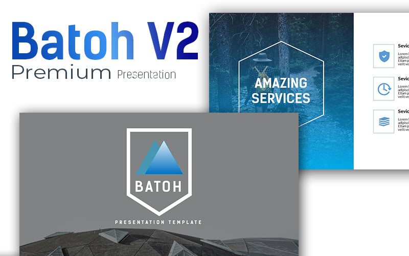 Batoh V2 Premium PowerPoint-sjabloon